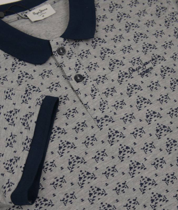 Поло мужское Pepe Jeans 1980HGREY